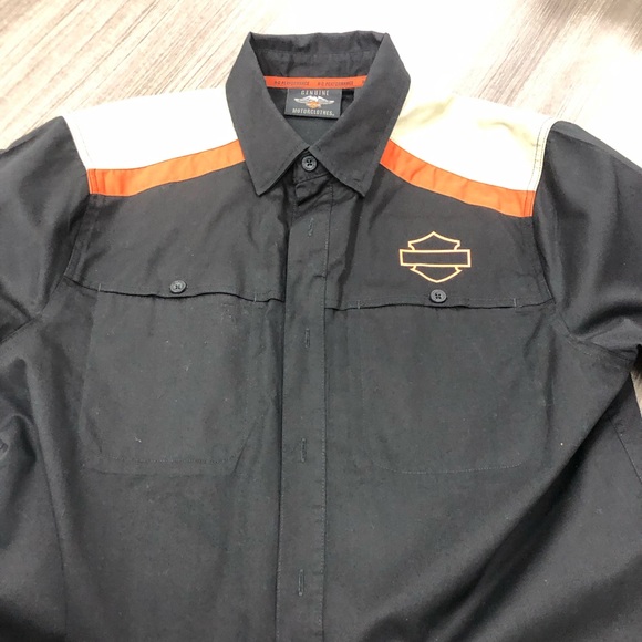 Harley Davidson Men’s Performance Vented Back, Colorblock Shirt, Men’s L - Picture 7 of 9
